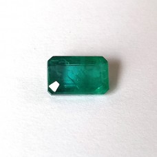 Emerald 11.8x7.5mm rectangle facet 4.69 cts A grade